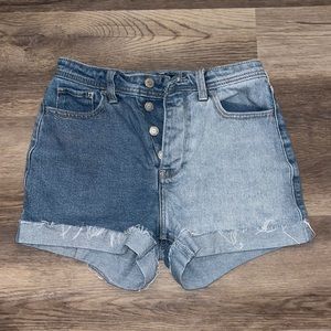 hollister jean shorts